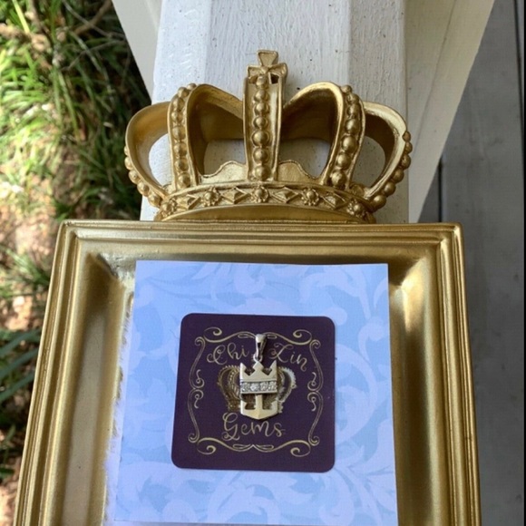 Kay Jewelers Jewelry 4k White Gold Crown And Anchor Pendant Poshmark